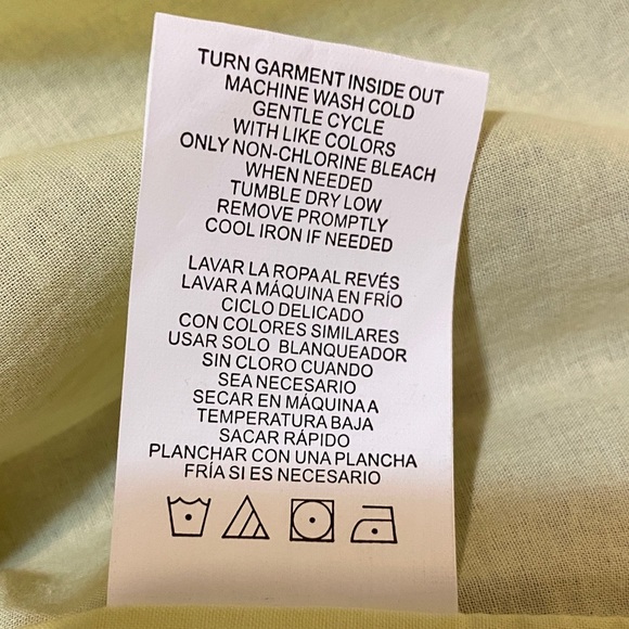 NWT Gianni Bini Yellow Wrap Eyelet Mini Dress Small - Picture 9 of 9